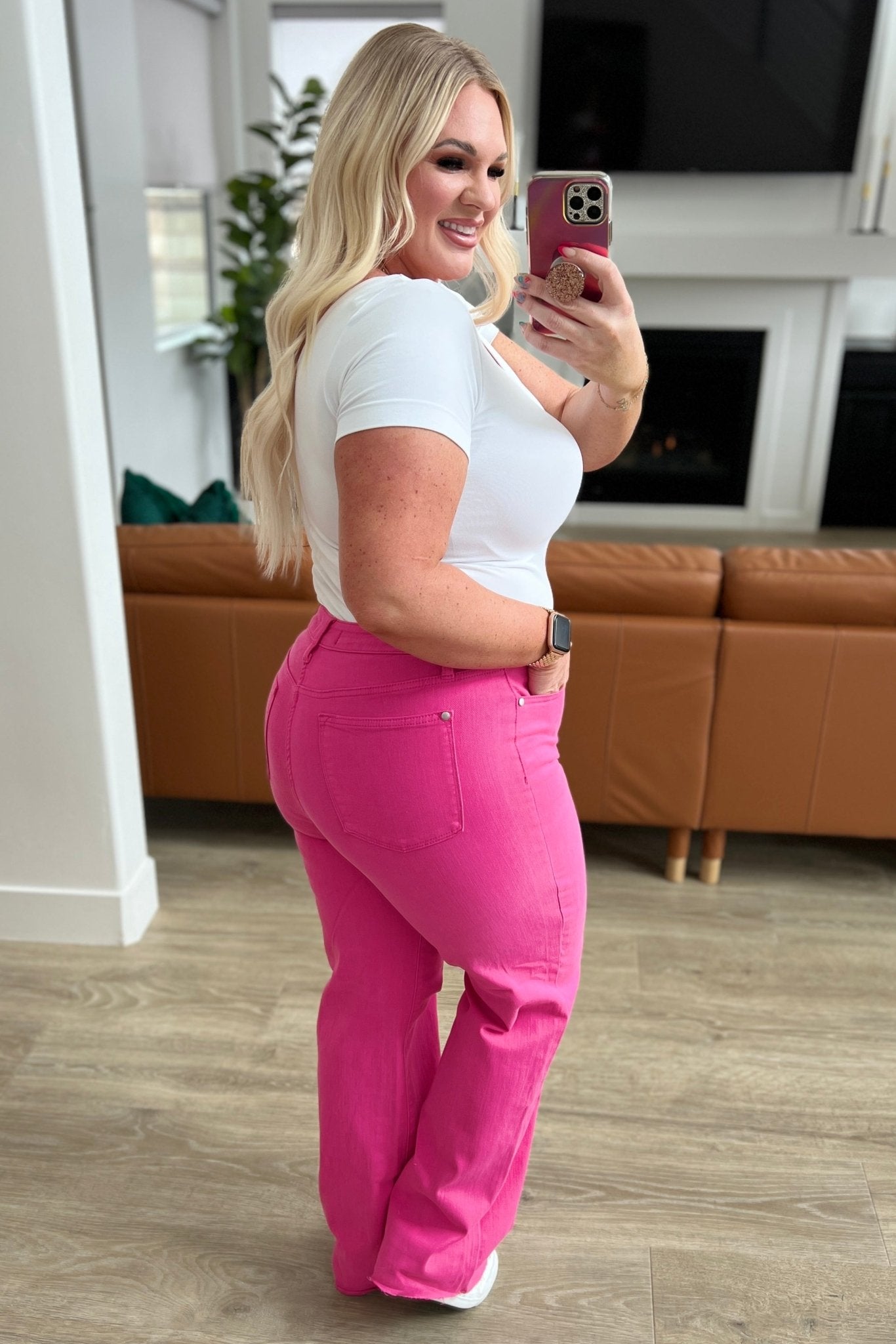 Barbara High Rise Garment Dyed 90's Straight Jeans - Loving God