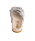 Intertwine Dual Woven Strap Slide in White - Loving God