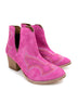 Journee Ankle Boots in Magenta - Loving God