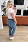 Laura Mid Rise Cuffed Skinny Capri Jeans - Loving God