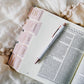 Loving God | Bible Tabs Light Pink - Loving God