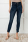 Tessa High Rise Control Top Step Hem Skinny Jeans - Loving God